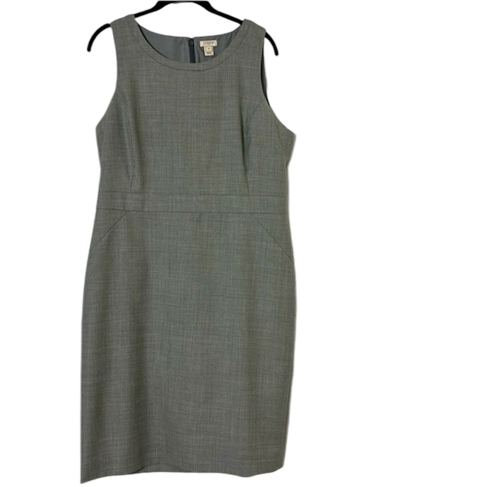 J. Crew Gray Midi Dress